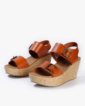 Buy Chestnut Heeled Sandals for Women by Skechers Online Ajio