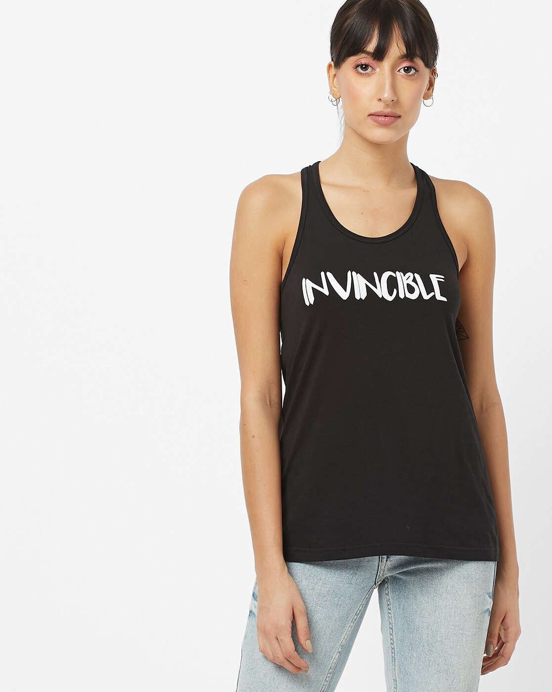 Buy Black Tops for Women by Invincible Online