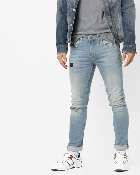 Skuller Super Slim Lightly Washed Jeans