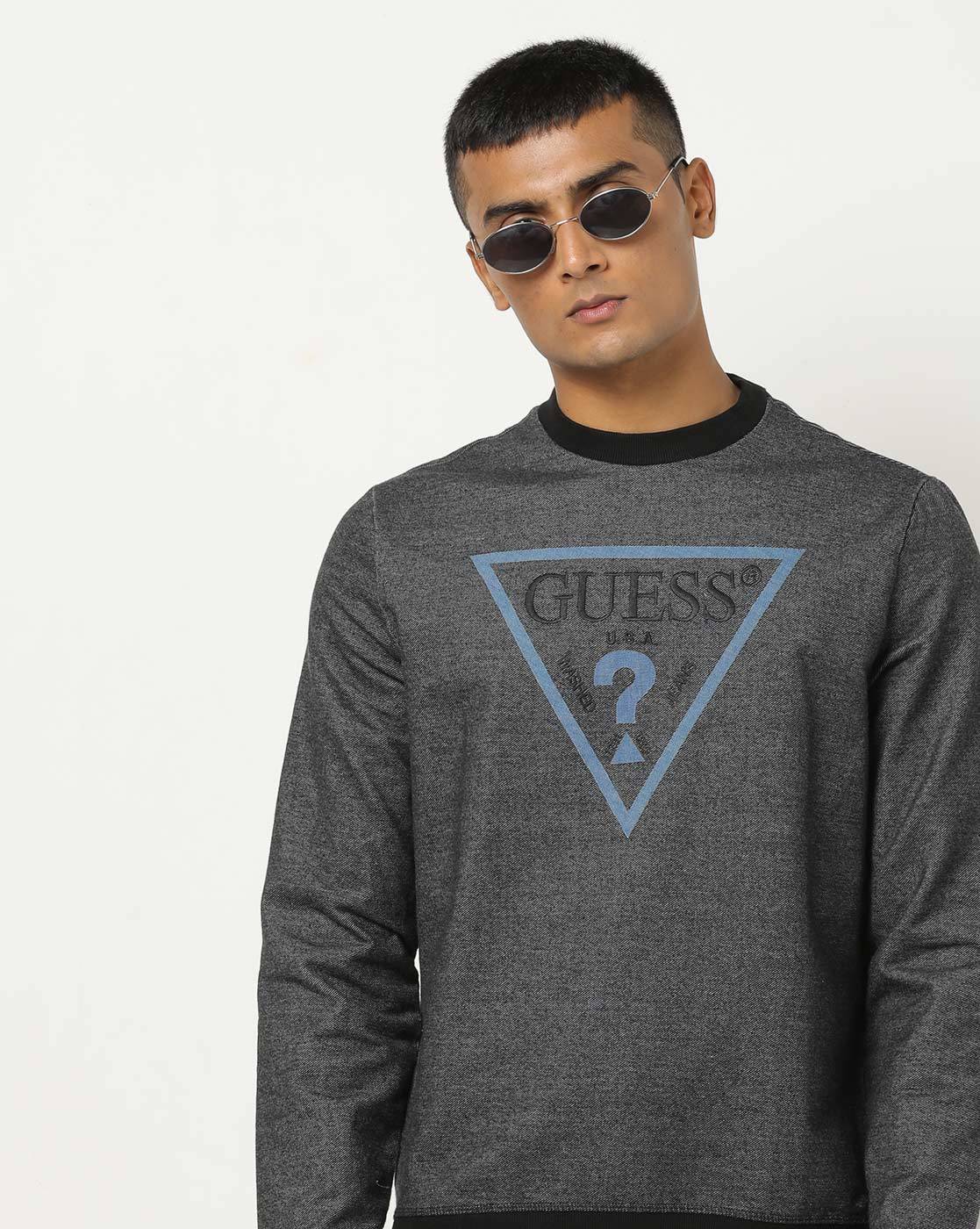 guess sweatshirt grey