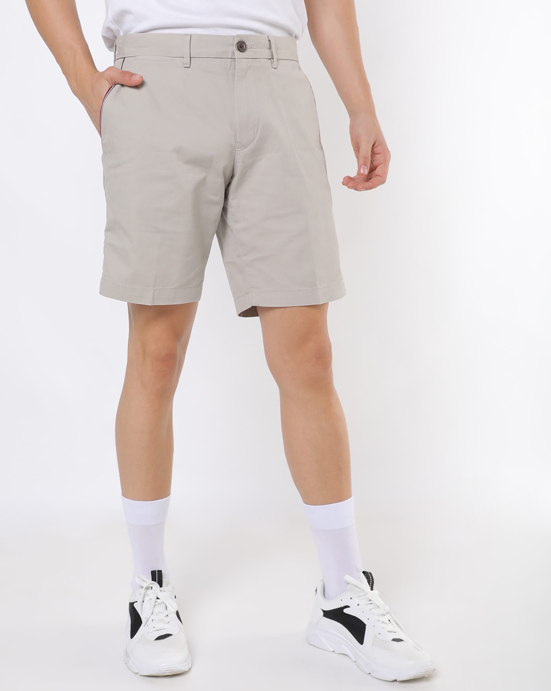 Buy Khaki Shorts 3 4ths For Men By Tommy Hilfiger Online Ajio Com