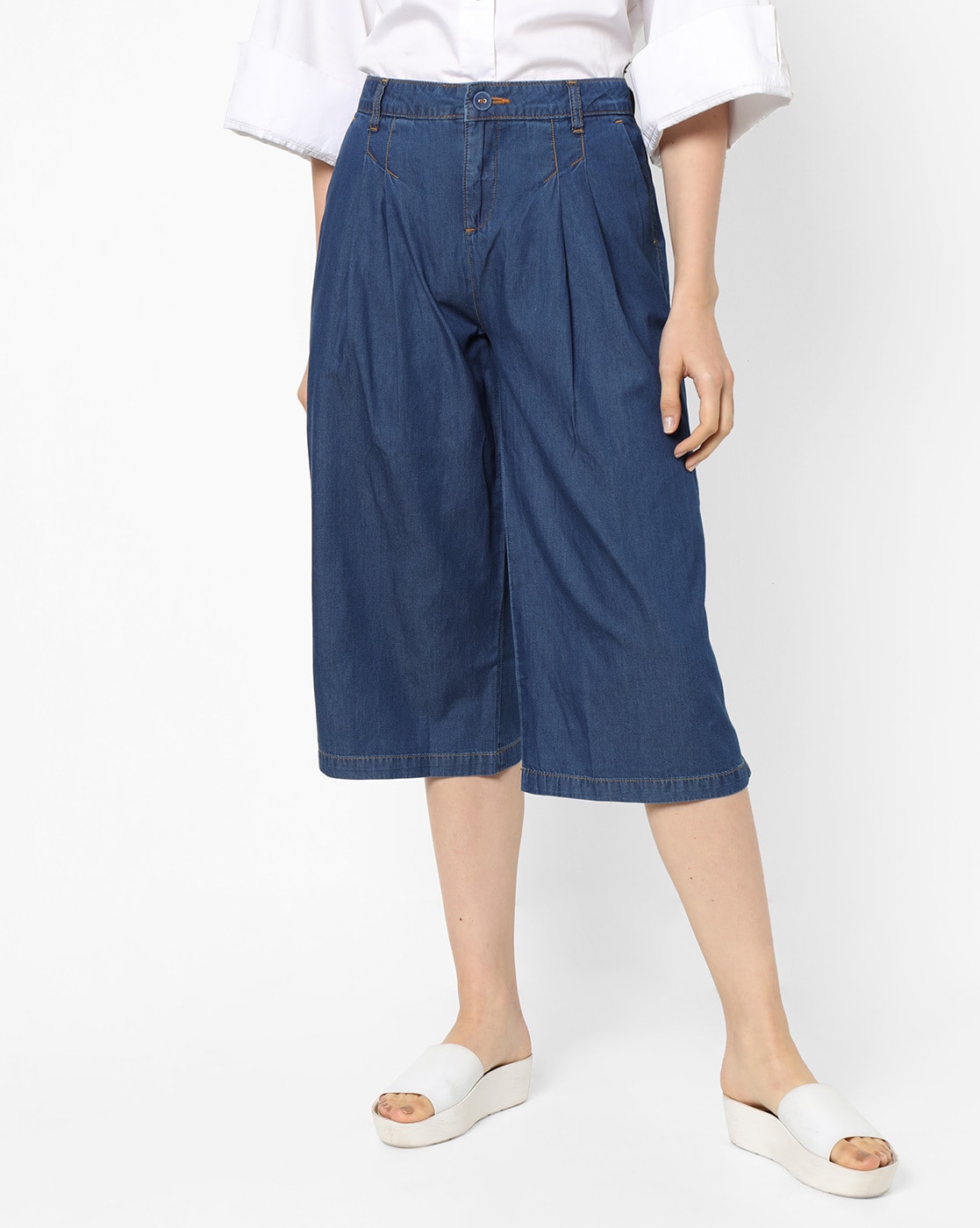 Buy Blue Trousers  Pants for Women by PROJECT EVE Online  Ajiocom