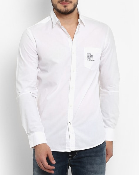 elbow patch shirts myntra