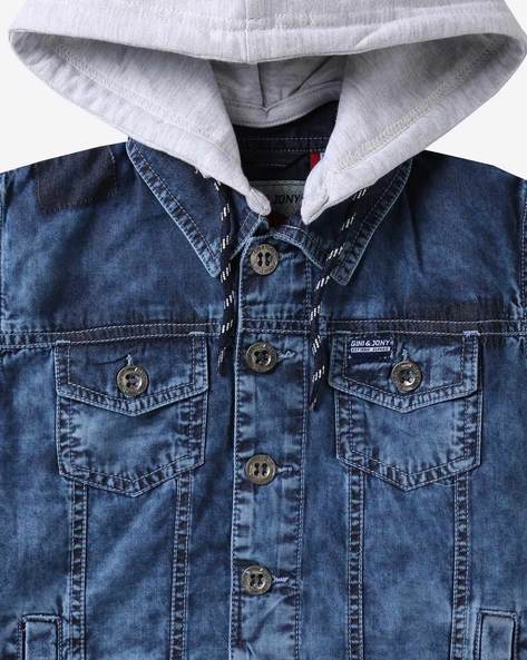 Buy Knit Sleeve Denim Jacket Men's Outerwear from Brooklyn Cloth. Find  Brooklyn Cloth fashion & more at DrJays.com