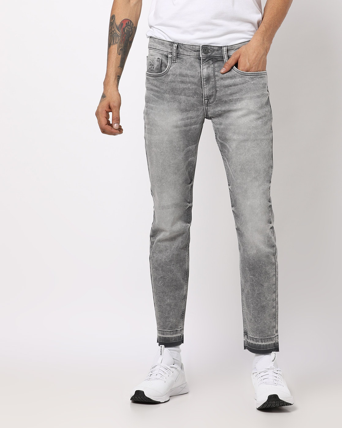 Buy Grey Jeans for Men by DNMX Online