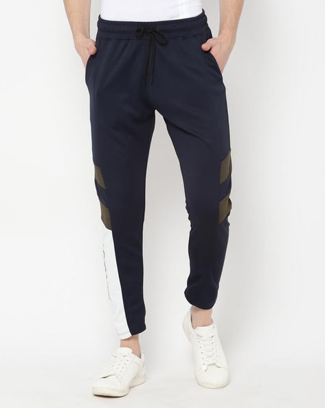 Buy online Navy Blue Side Striped Track Pants from Sports Wear for Men by  Skult By Shahid Kapoor for ₹999 at 17% off | 2024 Limeroad.com