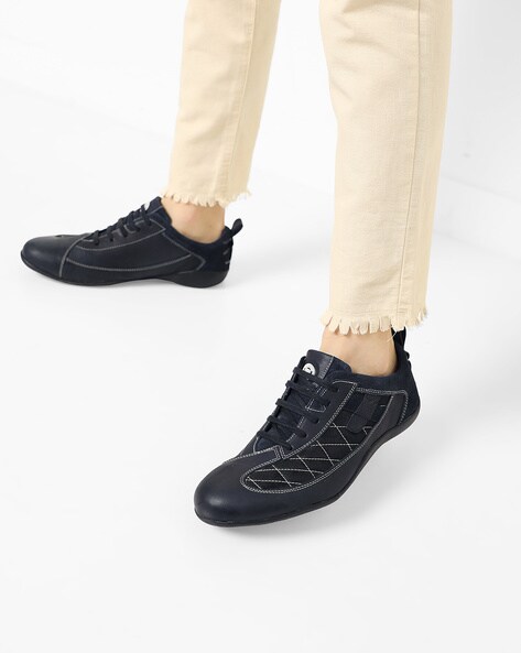 red chief navy blue casual shoes