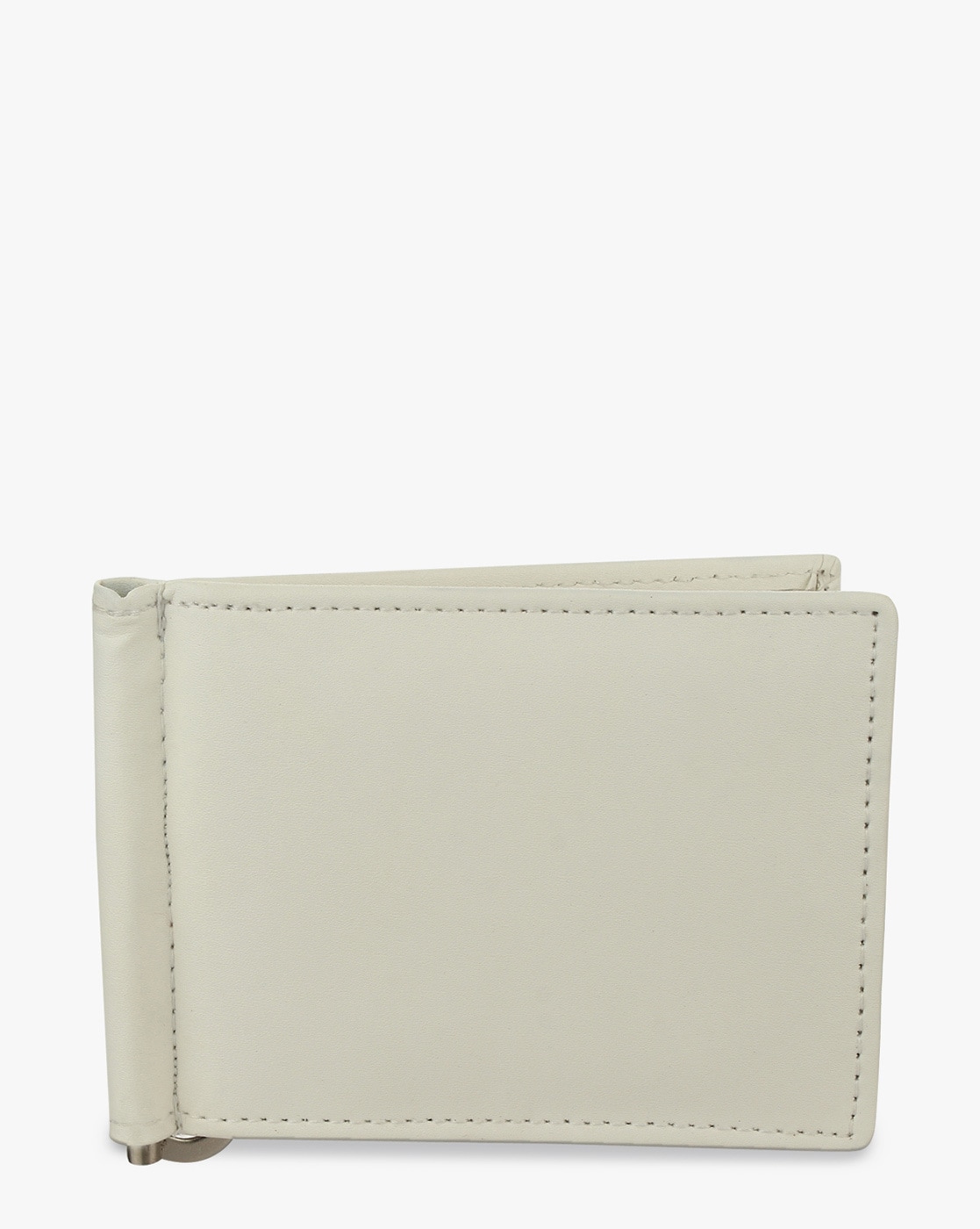 White leather wallet