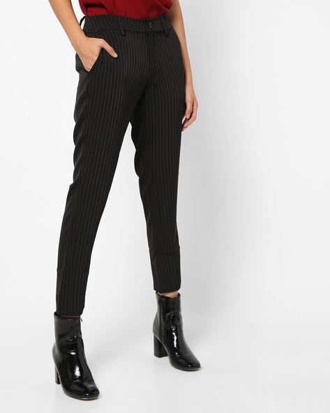 Buy Black Trousers & Pants for Women by PROJECT EVE Online