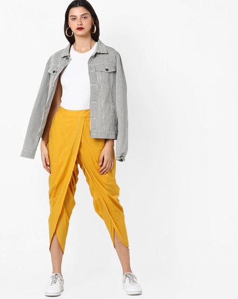 Buy Mustard Pants for Women by AJIO Online