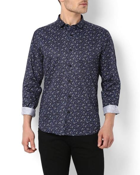 Buy Navy Blue Shirts for Men by VAN HEUSEN Online