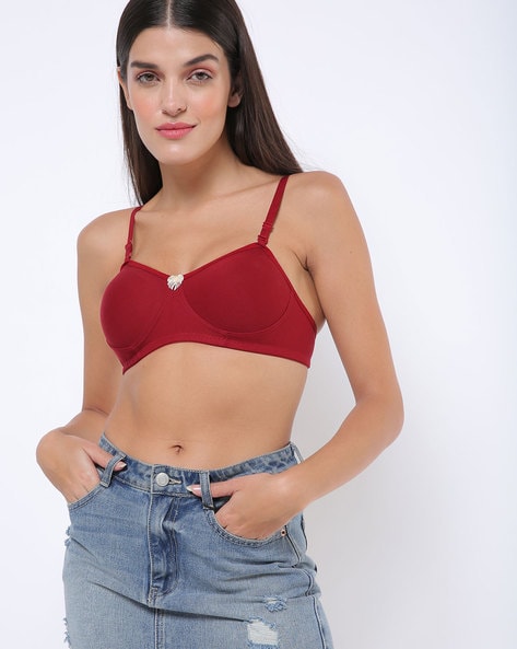 Buy Maroon Bras for Women by Leading Lady Online