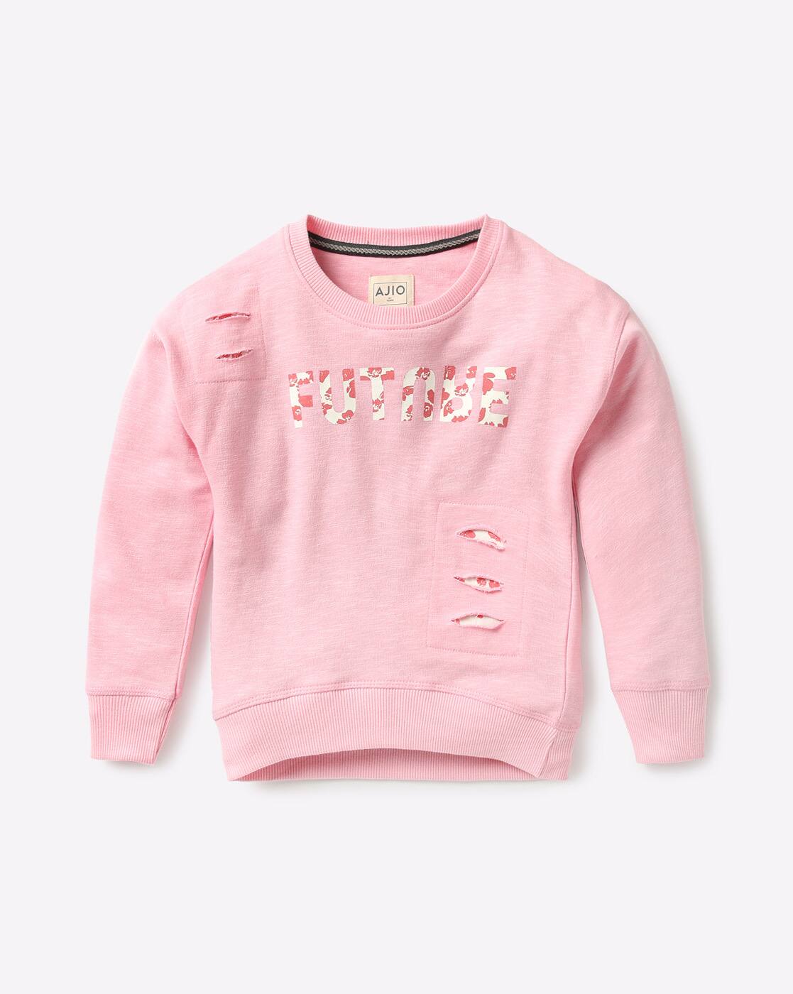 baby pink sweatshirt