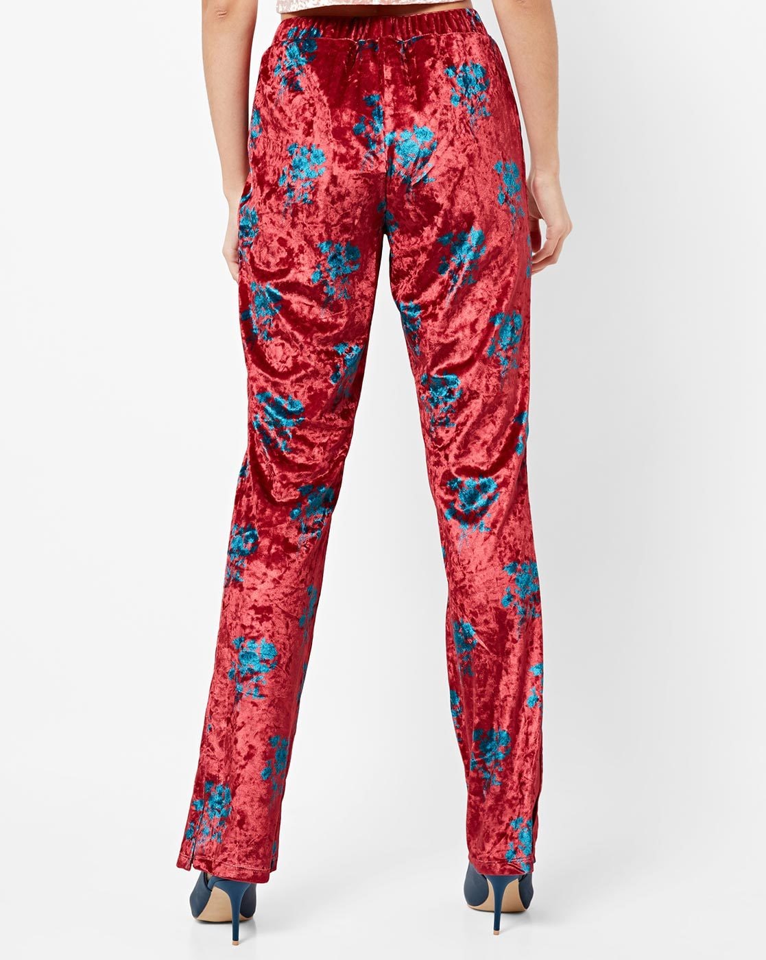 Womens red velvet Trousers  Sumissura