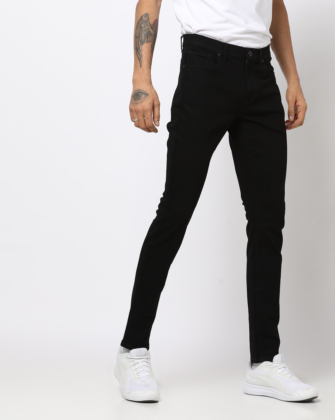 Buy Black Track Pants for Men by Stellers Online | Ajio.com