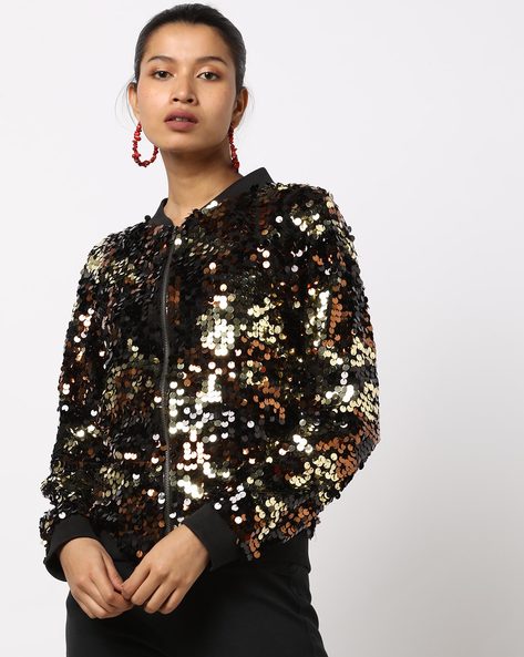 Amazon.com: AYGJKIE Women Sparkly Sequin Jacket Shiny Glitter Tassel Fringe  Hem Disco Jacket Sequin Fringe Jacket Coat Y2K 90s Streetwear (Color :  Black, Size : X-Small) : Clothing, Shoes & Jewelry
