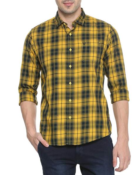 Buy Yellow Shirts for Men by ALLEN SOLLY Online