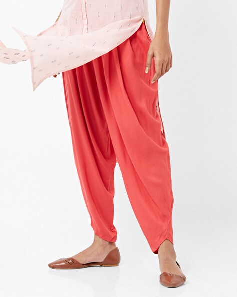 Dhoti Pants with Elasticated Waistband Price in India
