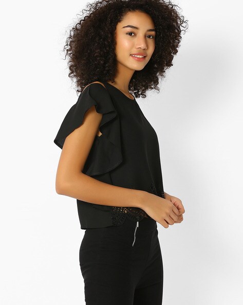 Buy Black Tops for Women by RIO Online