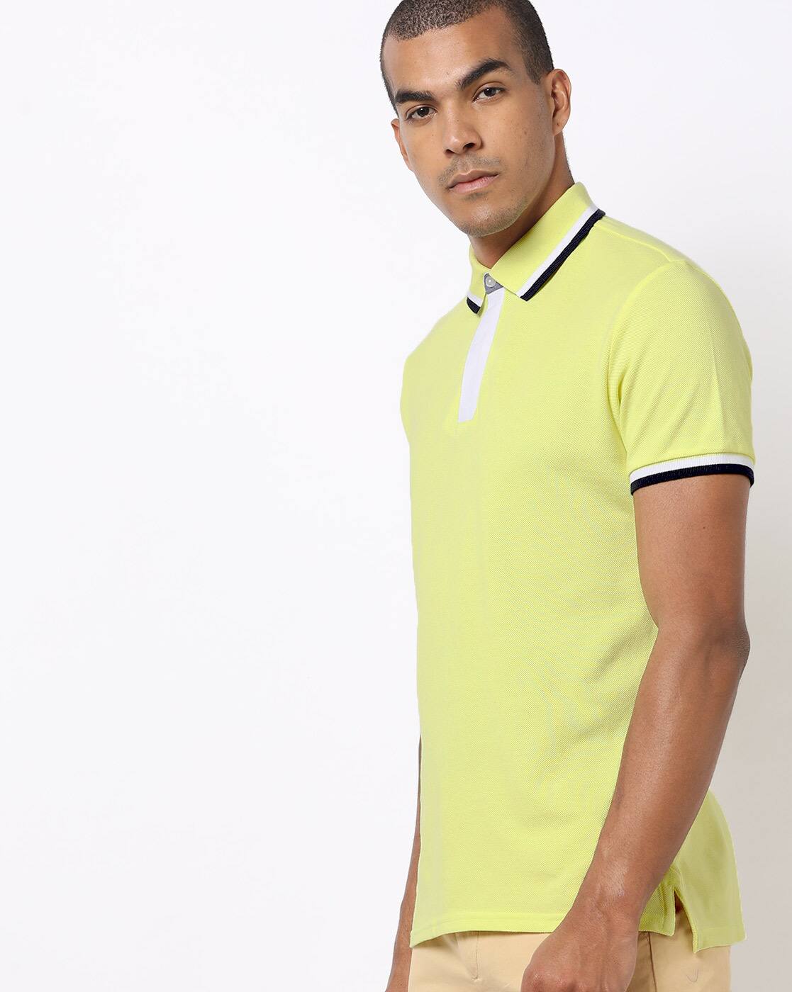 ajio polo t shirts
