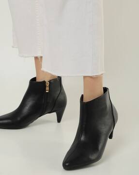 women's humble studded booties