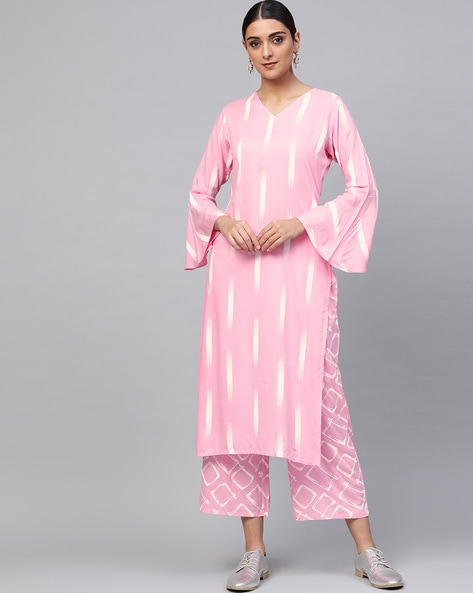 Buy Pink Kurta Suit Sets for Women by Libas Online