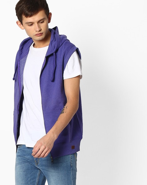 sleeveless hoodie style