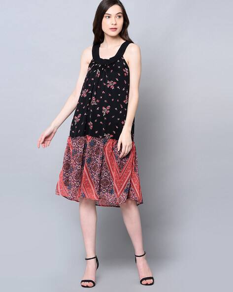 Ladies Flared Dress Brave Soul Womens Paisley Print Sleeveless Summer Fashion