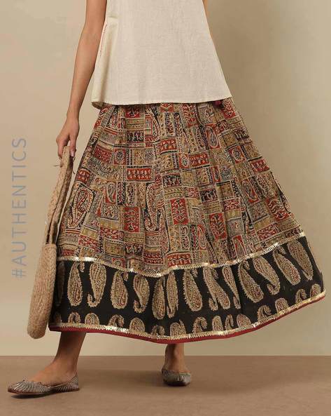 Kalamkari skirts 2024 online india