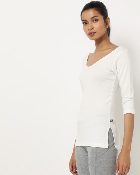 Buy White Thermal Wear for Women by HANES Online Ajio