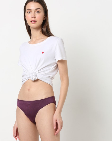 Buy Purple Panties for Women by Amante Online