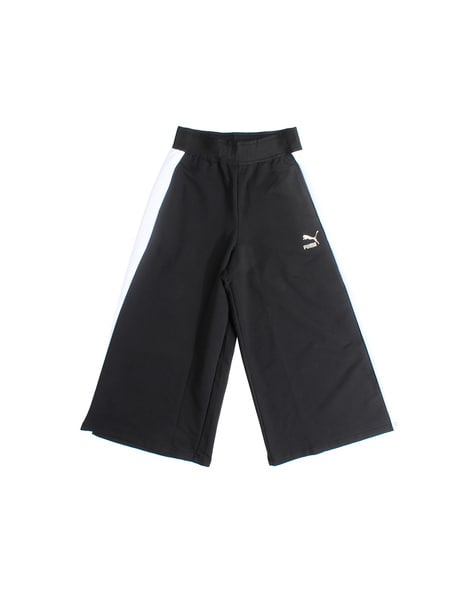 puma track shorts black