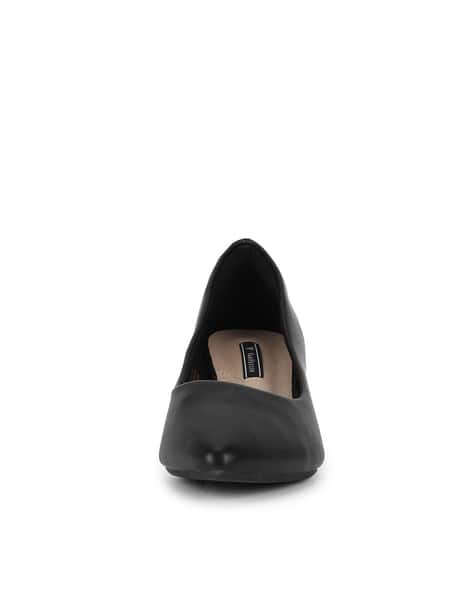 Textured Heeled Pumps (Image - 2)