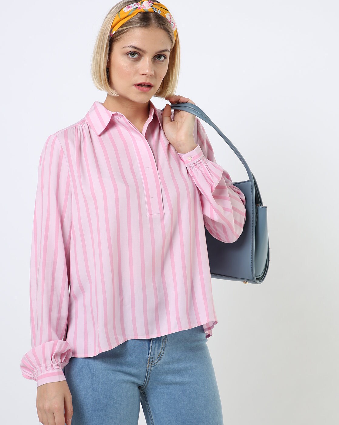 tommy jeans pink shirt