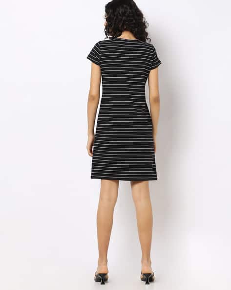 Striped Sheath Dress (Image - 1)