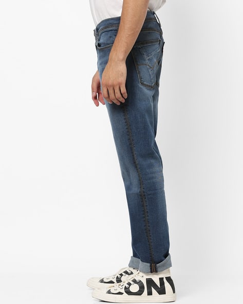 511 Styled Lightly Washed Denim Slim Fit Jeans (Image - 1)