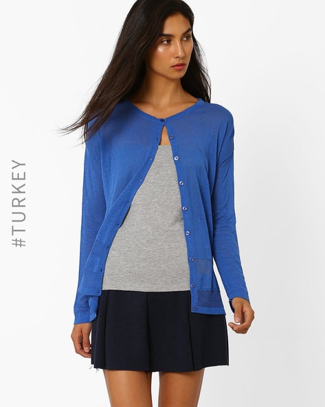 Tiffany on sale blue cardigan