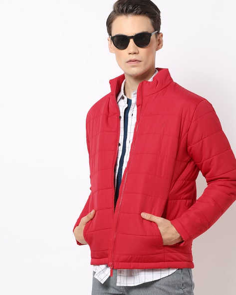 Buy online White Color Block Bomber Jacket from Jackets for Men by Camey  for ₹1539 at 38% off | 2024 Limeroad.com