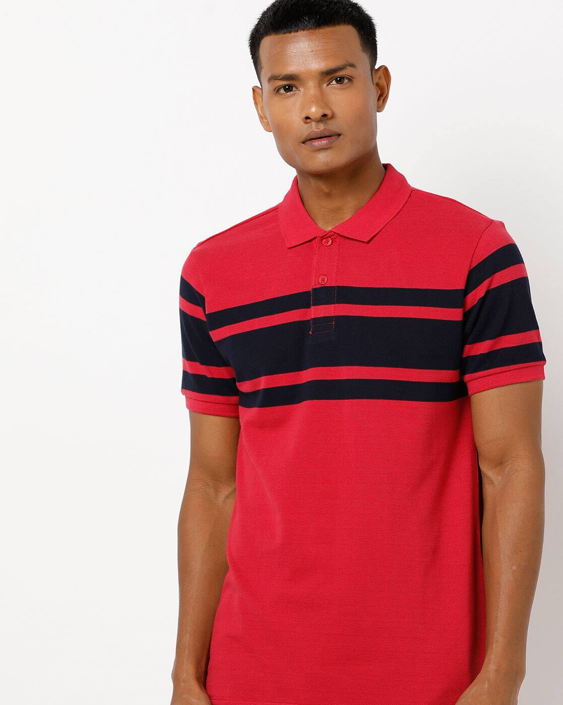 ajio polo t shirts