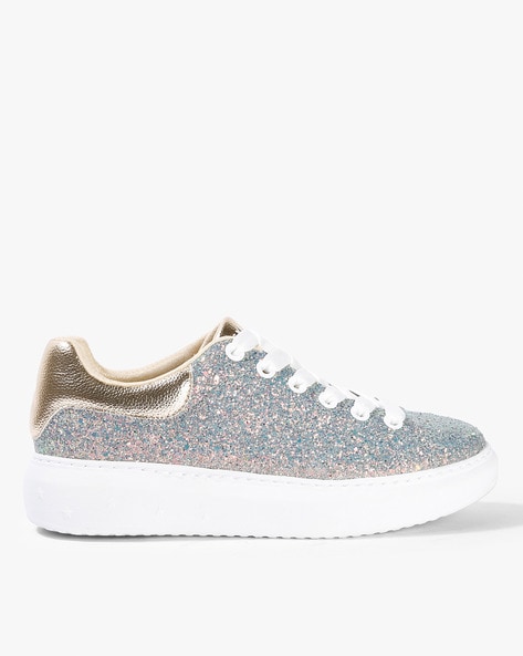 Skechers high sale street glitter rockers