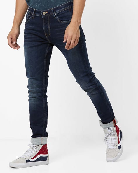 Buy Dark Blue Jeans for Men by Killer 