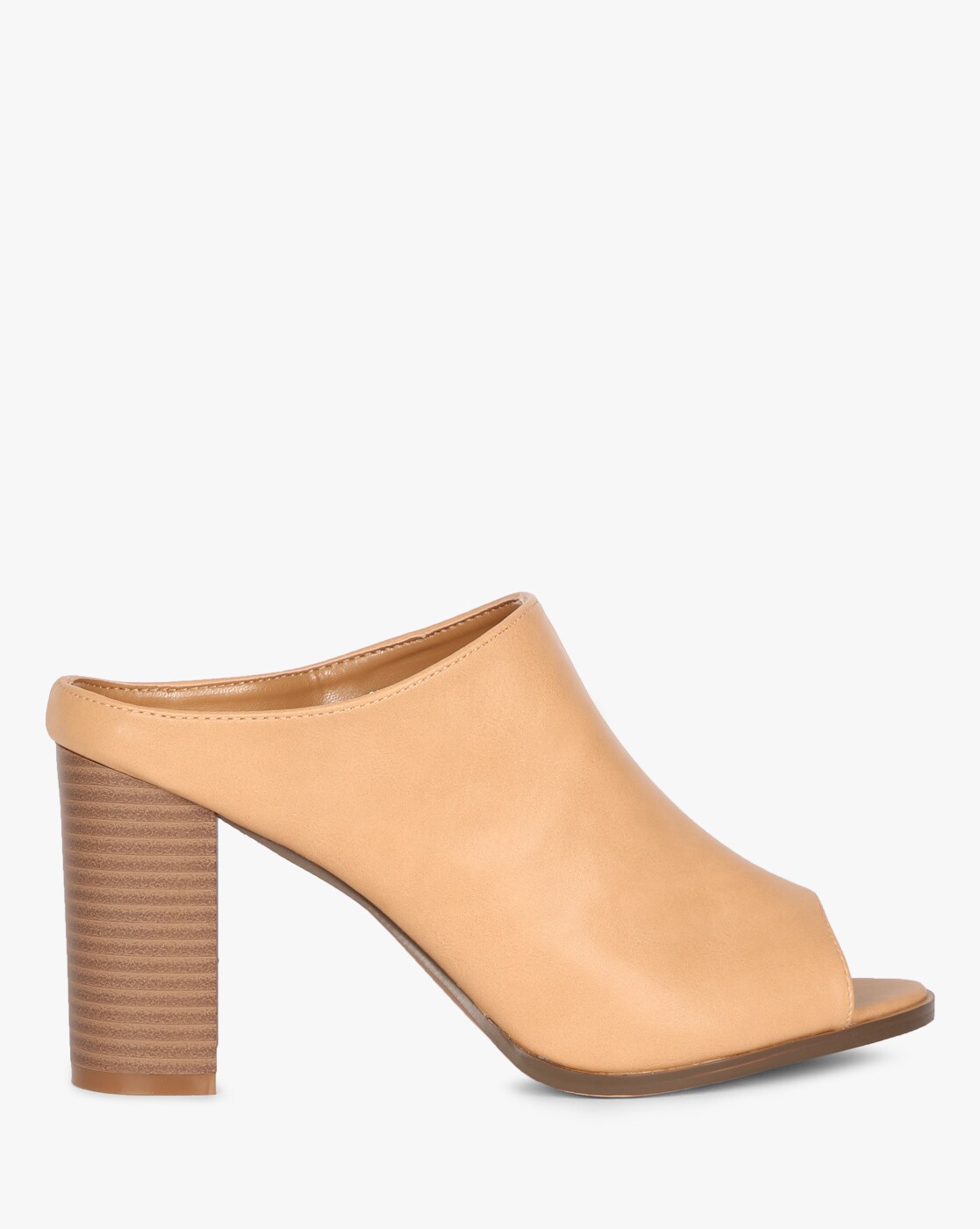 Open toe high online heel mules