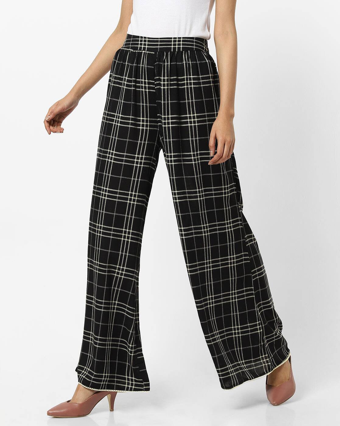 mid rise wide leg pants