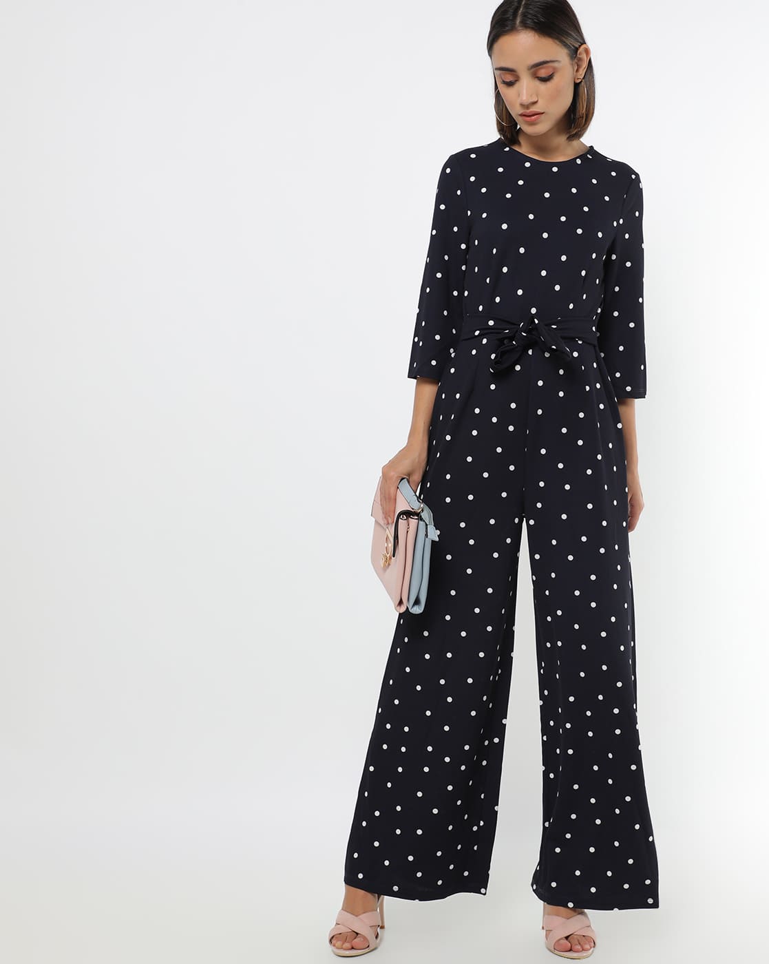 Buy Blue Jumpsuits Playsuits For Women By Only Online Ajio Com