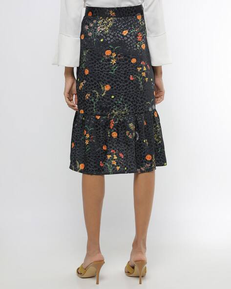 wrap around skirt ajio