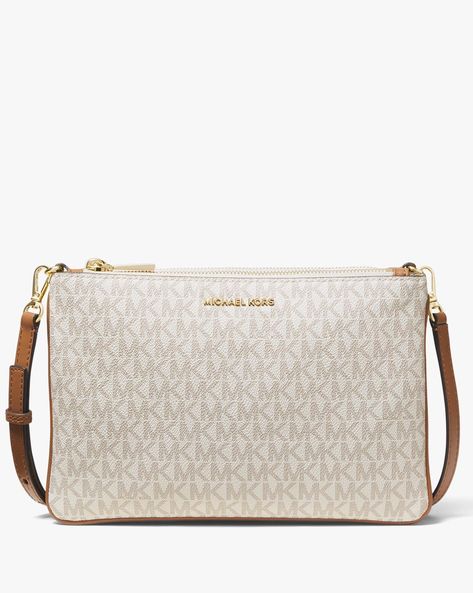 michael kors white sling bag