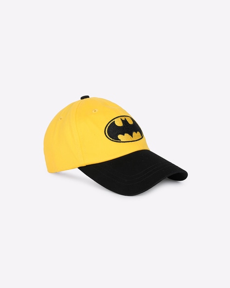 black and yellow hat