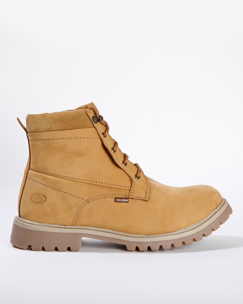 Buy Khaki Boots for Men by WOODLAND 