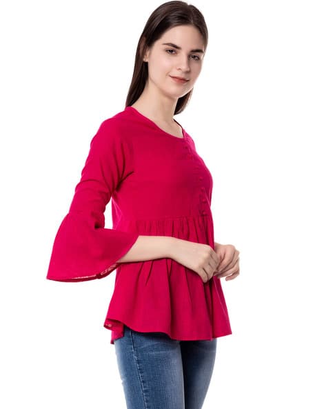 Flared Top with Bell Sleeves (Image - 2)
