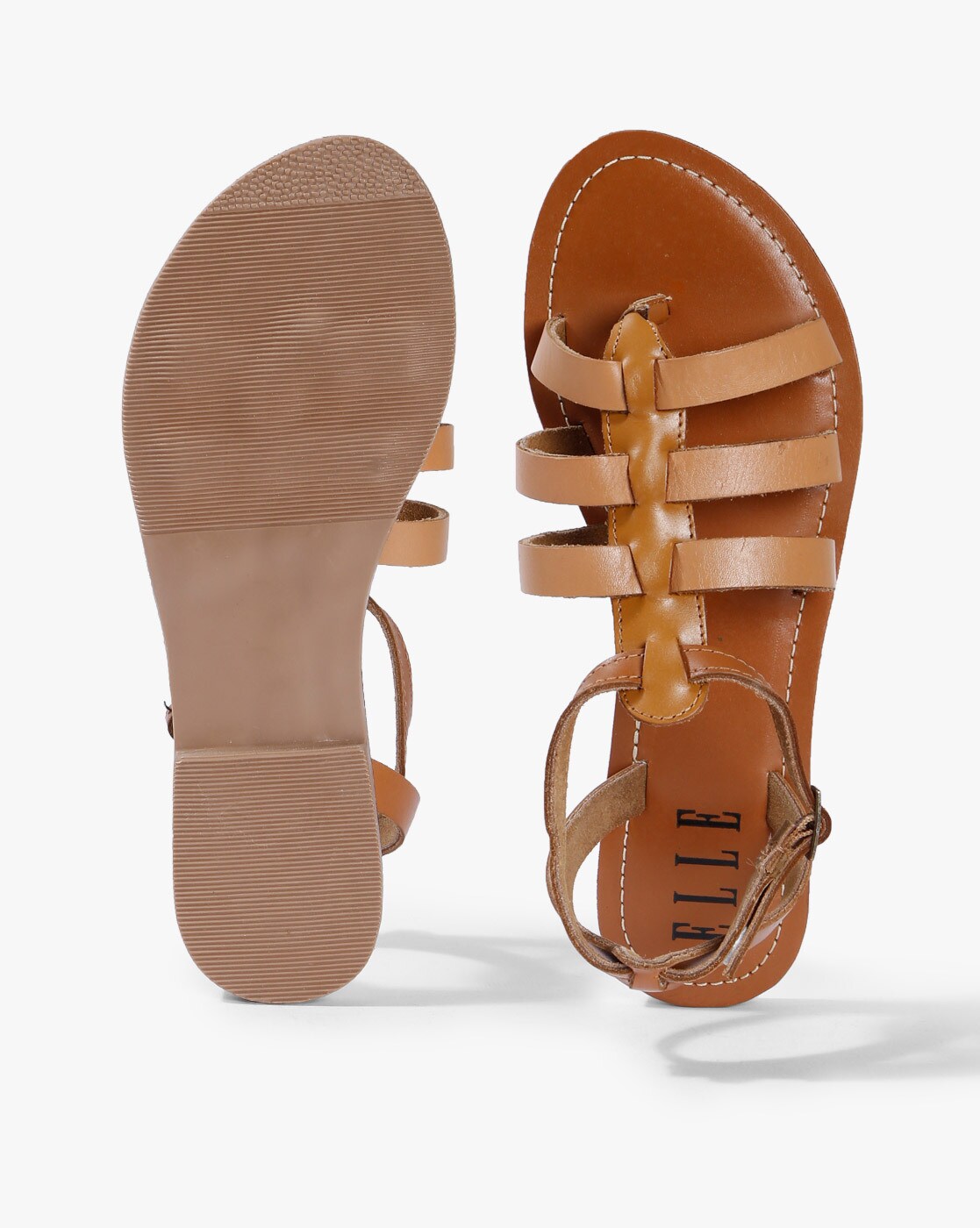 TERRALIMNIA | BROWN ESIOT Gladiators Sandals